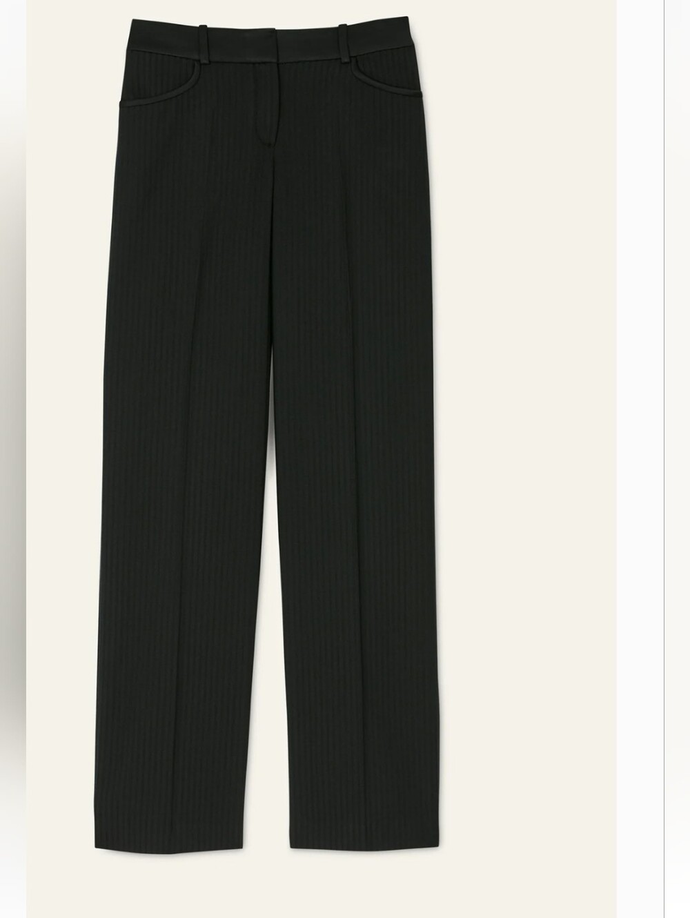 ba&sh Straight-leg trousers Wide leg Pinstripe